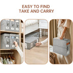 Compact Foldable Storage Cubes for Linens, Towels & Bedding Essentials