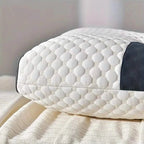 Knitted Antibacterial Cotton Massage Neck Pillow with Removable Cover
