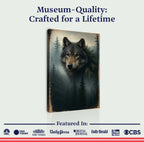 Wolf Double Exposure Wall Art V