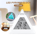 7 Color Changing LED Alarm Clock