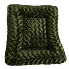 Dog Bed - Rectangle Bolstered Furvana™ 'Cloud'