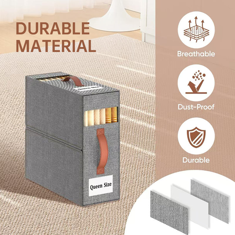 Compact Foldable Storage Cubes for Linens, Towels & Bedding Essentials