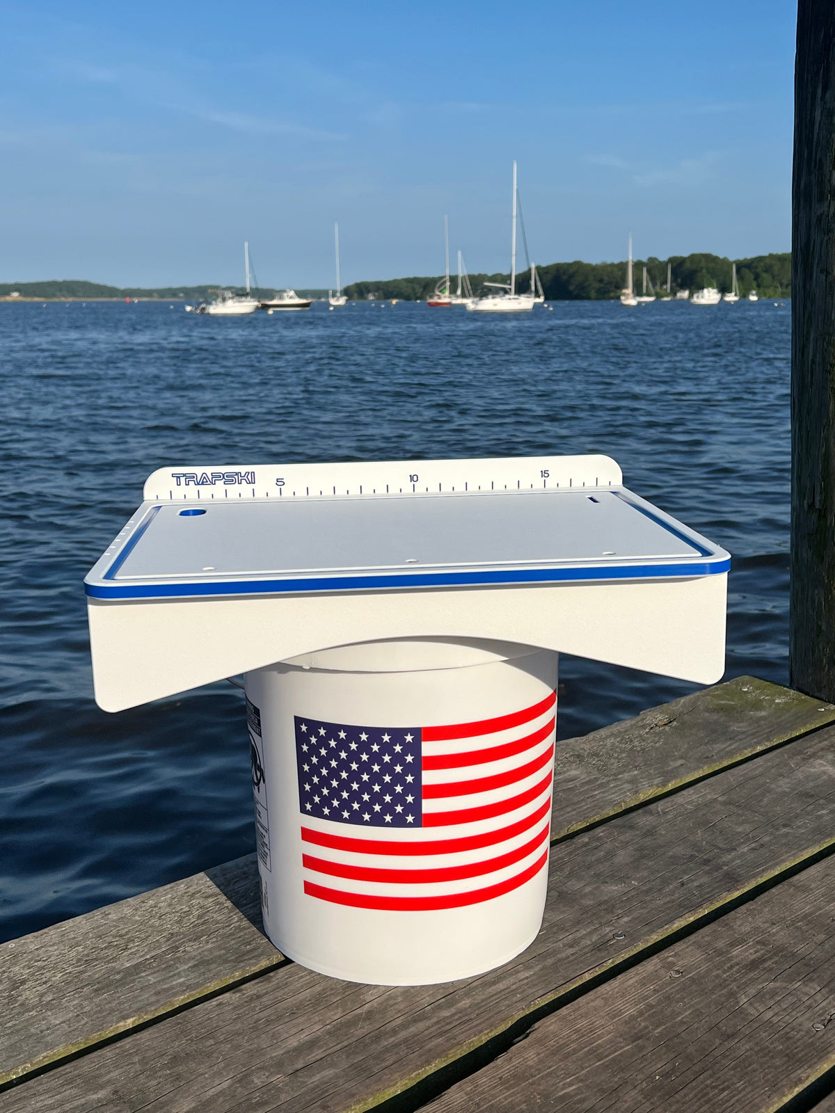 Made in the USA | Premium Single Bucket Raised 18" Fillet Table and Cutting Board