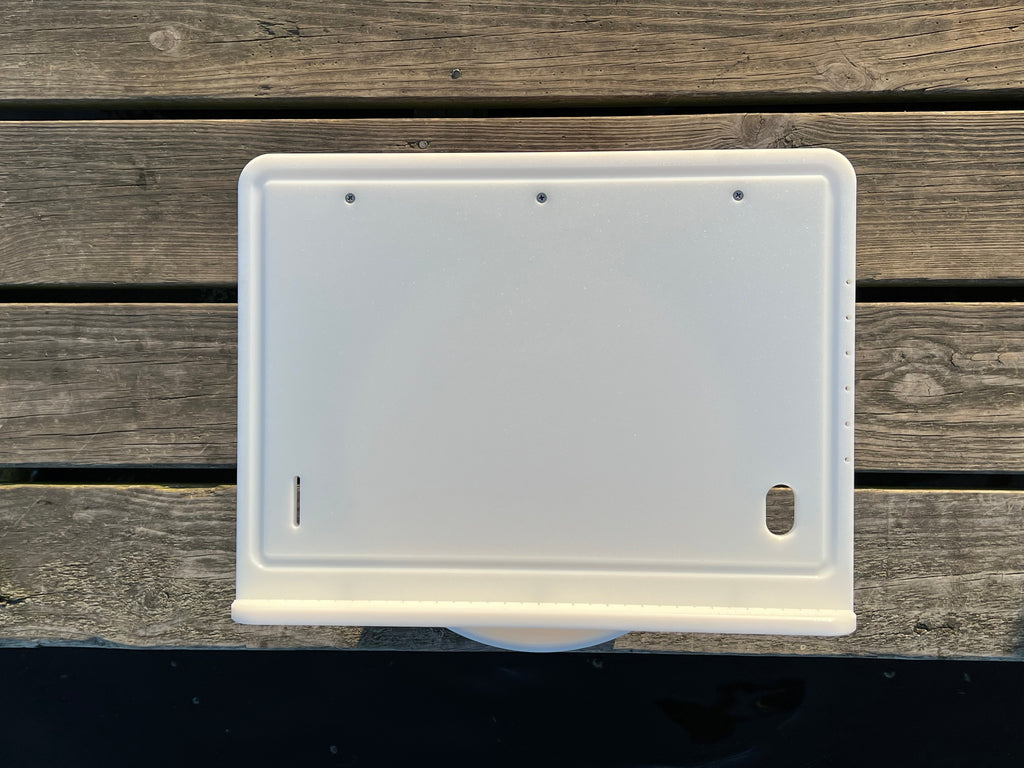 Made in the USA | Premium Single Bucket Raised 18" Fillet Table and Cutting Board