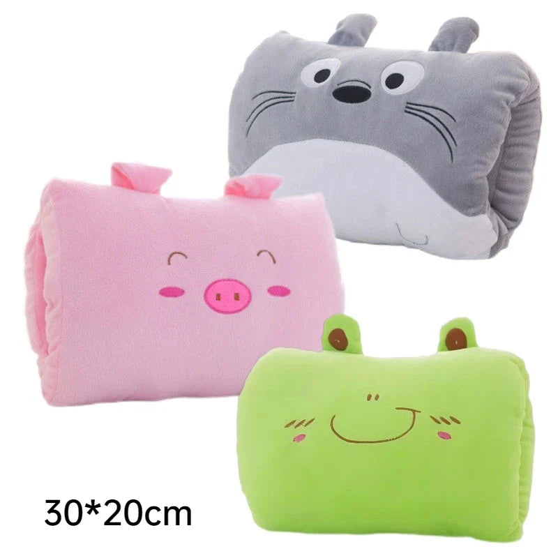 Children's Plush Pillows Hand Warmers Gloves Adults Cartoon Nap Pillows Cushions Creative Hand Warmers Plush Children's Day Gift