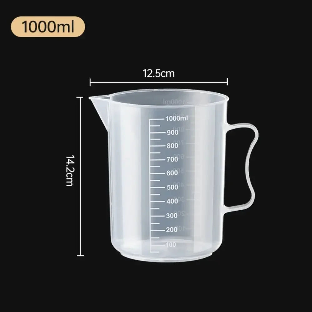 100-5000ml Thickened Plastic Measuring Cup with Scale Food Grade Measuring Cup Experimental Measuring Cup Beaker Plastic Cup