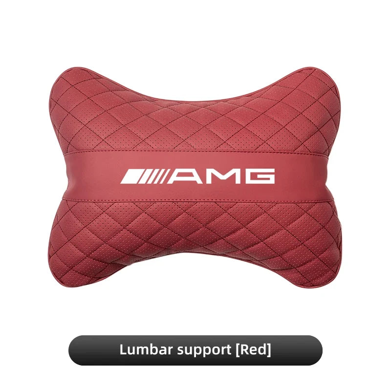 Car Seat Head Support Cushion Lumbar Pillow Interior Accessories For Mercedes Benz AMG Smart W205 C300 W203 W206 W108 W124 W126