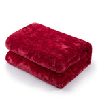 DaDa Bedding Luxury Romantic Red Lovely Hearts Dreamy Plush Faux Fur Throw Blanket (19)