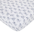 Mickey Mouse - Call Me Mickey Blue, White, and Gray The Adventure Begins Stars and Gingham 3 Piece Nursery Crib Bedding Set - Comforter, 100% Cotton Fitted Crib Sheet, and Crib Skirt