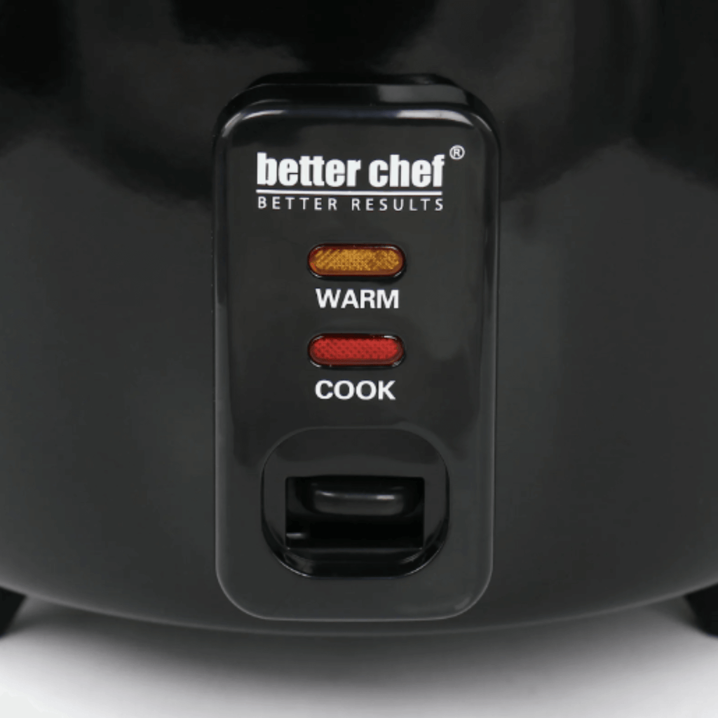 Better Chef 8-Cup - 16-Cup Cooked - Rice Cooker with Measuring Cup and Paddle