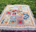 Multi-functional blanket for camping, bedroom, living room, cotton blanket, sofa cushion, and blanket