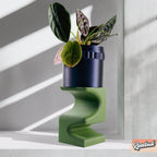 Plant Stand for Indoor Plant Pots - Perfect for House Plants and Plant Lovers, Gift for Plant Lover, Art Deco Planter Stands, Contour