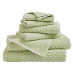 Cotton Diamond Waffle Weave Bath Towel Set - Grayson Collection