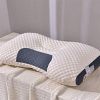 Knitted Antibacterial Cotton Massage Neck Pillow with Removable Cover
