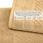 Cotton Diamond Waffle Weave Bath Towel Set - Grayson Collection