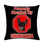 Pet Dog Elegant Design Linen Cotton Throw Pillow Covers Dog Pattern Cotton Throw Pillow Covers Car Sofa Cushion Cover Pillowcases Couch Cushion Cover Home Sofa Bed Decorative Pillows