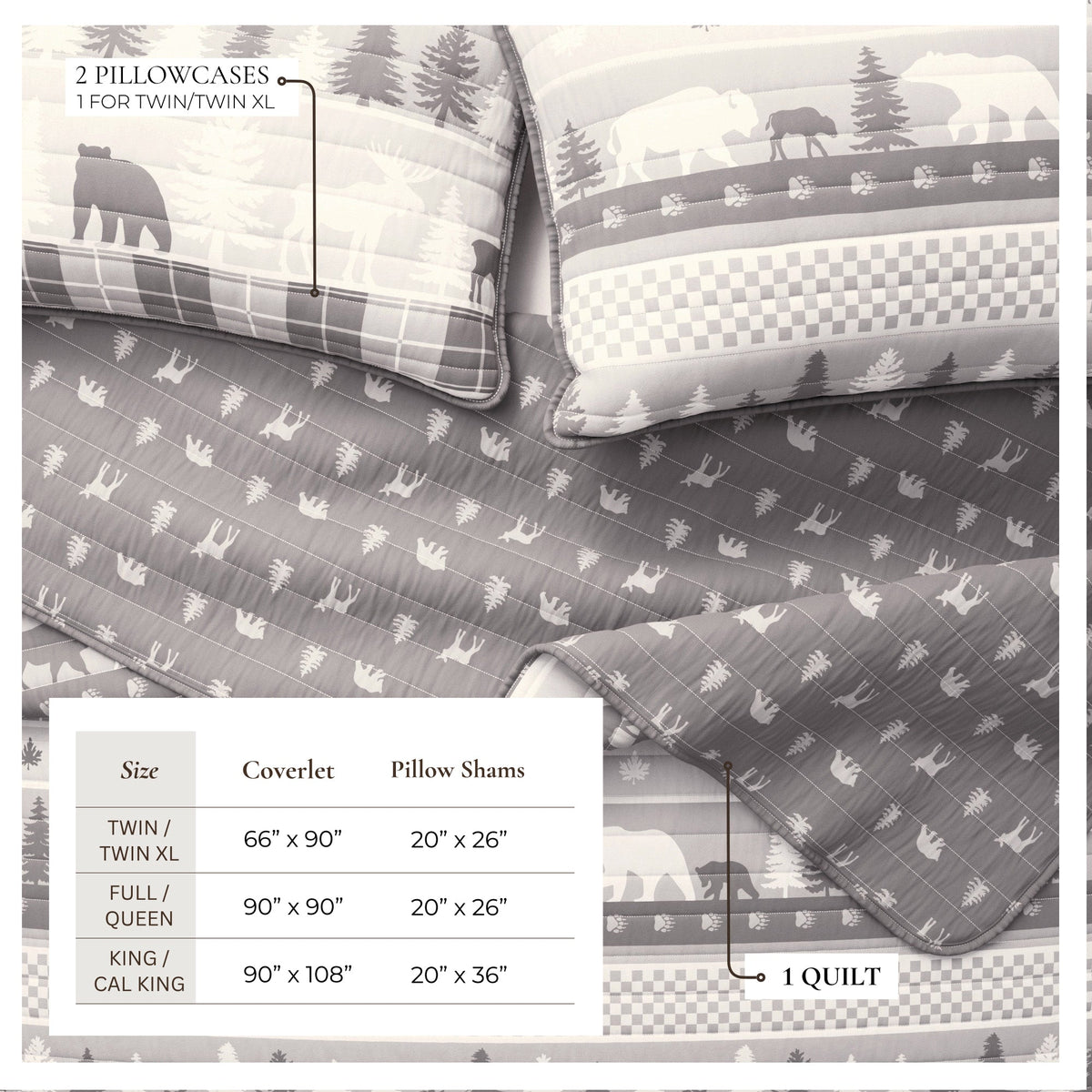Rustic Landscape Quilt Set - Matthew Collection