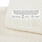 Cotton Diamond Waffle Weave Bath Towel Set - Grayson Collection